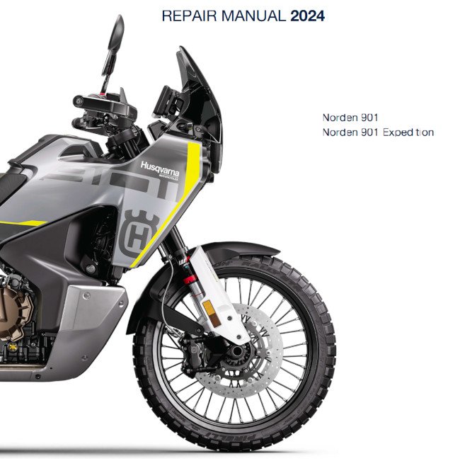 2024 Husqvarna Norden 901 & Expedition Repair Manual