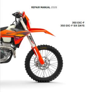 2026 KTM 350 EXC-F Repair Manual