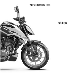 2023 KTM Duke 125 Repair Manual