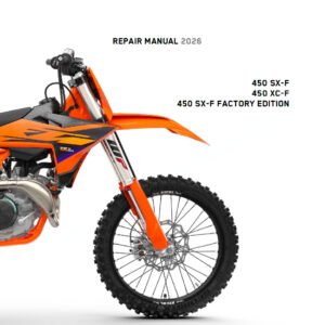 2026 KTM 450 SX-F XC-F Factory Repair Manual