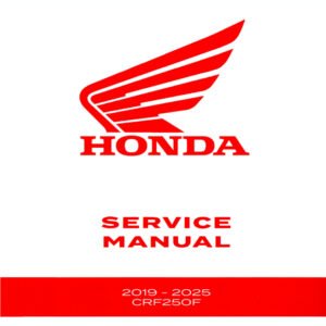 2019-2025 Honda CRF 250R Repair Manual