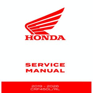 2019-2026 Honda CRF 450 R L Repair Manual