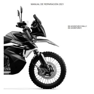 2021 KTM 890 Adventure R & Rally Manuel de reparation Spanish