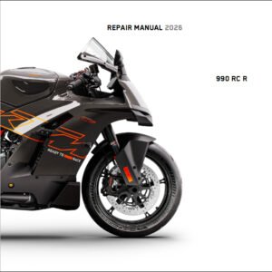 2026 KTM 990 RC R Repair Manual