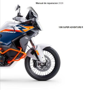2026 KTM 1390 Super Adventure R Manual de reparation Spanish Language