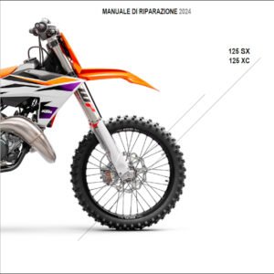 2024 KTM 125-150 SX XC Manuale di riparazione Italian Language Version