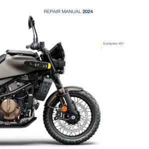 2024 Husqvarna Svartpilen 401 Repair Manual