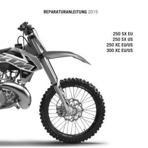 2015 KTM 250-300 SX XC German Reparaturanleitung