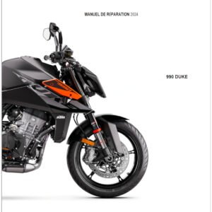 2024 KTM 990 Duke Manuel de Reparation French Language Version