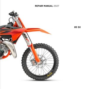 2027 KTM 85 SX Repair Manual